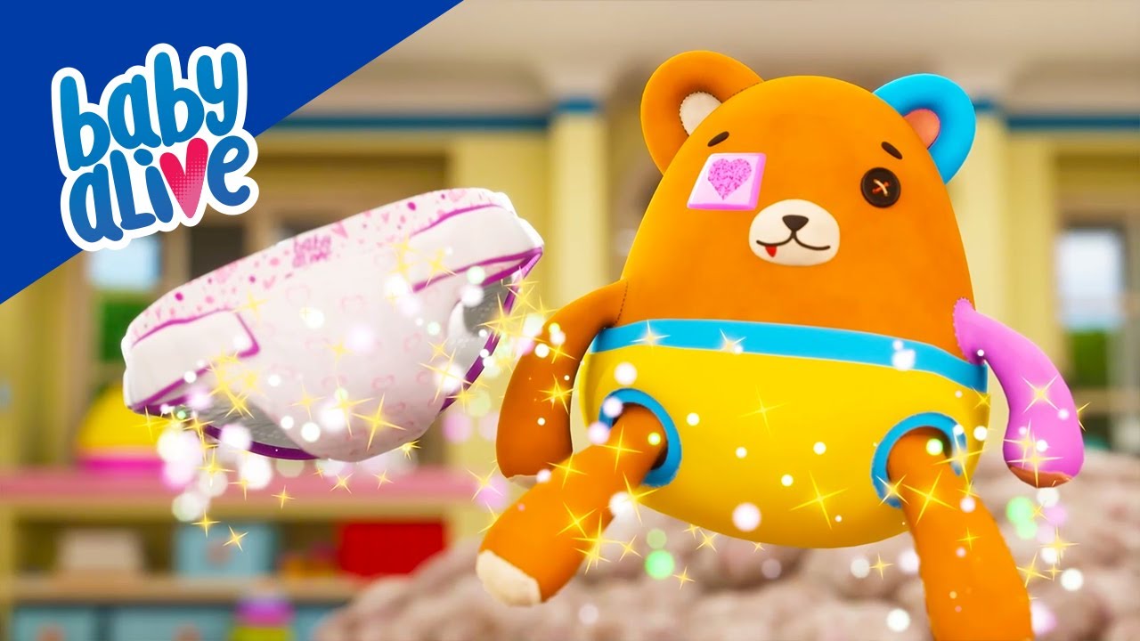 Baby Alive Official 🧷 Out of Diapers?! Dolls' Diaper Changing Routine 💨 Kids Videos 💕