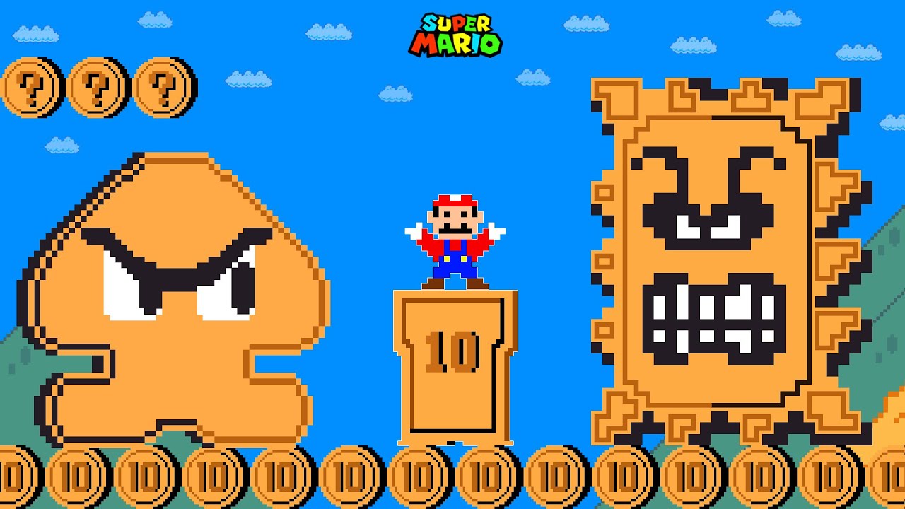 Super Mario Bros. But Everything Is Coins