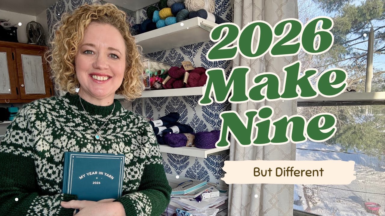 My 2026 Knitting Goals | Make 9 (But Different) | Sips & Stitches Ep. 3