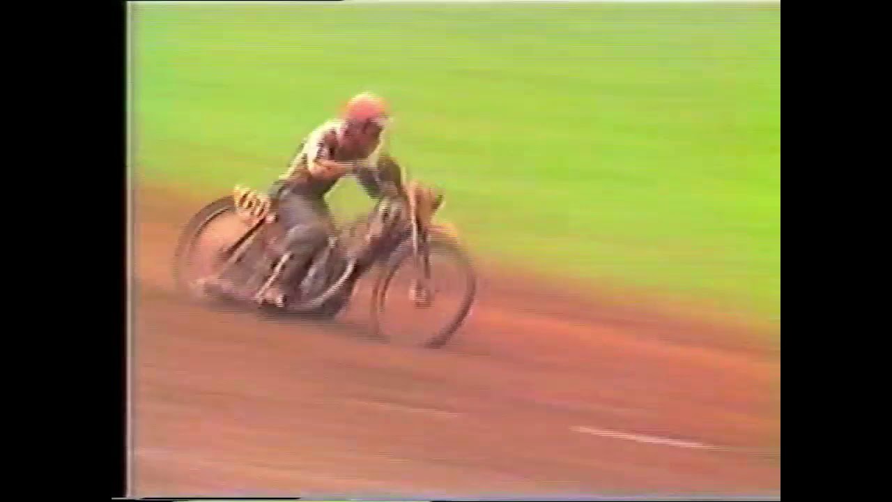 Highlights from both legs of the 1983 British Grass Track Masters championship.