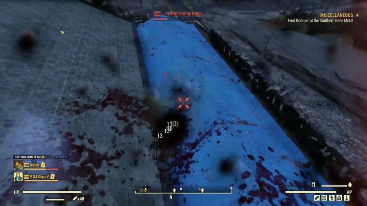 DJ Slapz - Fallout 76 PvP. @beardlessbomber94 Where's the exploit? 3-0 😋