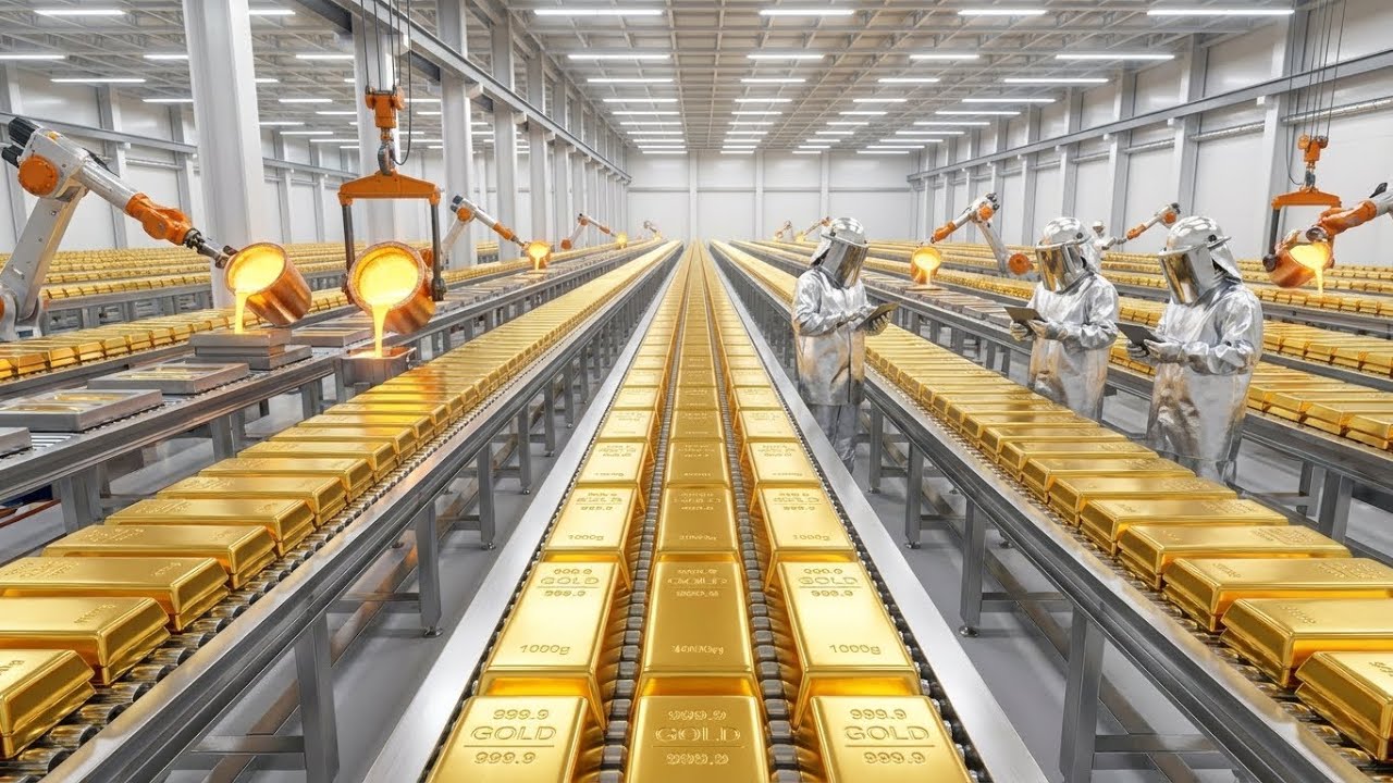 Inside the World's Largest Gold Refinery: From Raw Dust to $1 Million Bullion Bars (Full Process)