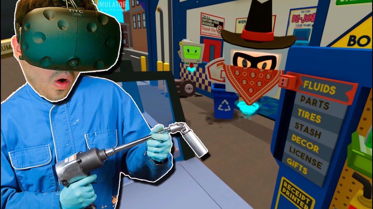 AYUDANDO A UN ATRACADOR!! Job Simulator (HTC VIVE VR)