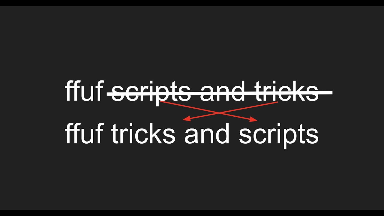 ffuf scripts and tricks [NahamCon 2021]