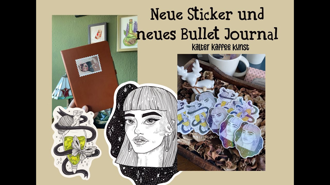 Art Vlog - neue Sticker und neues Bulletjournal