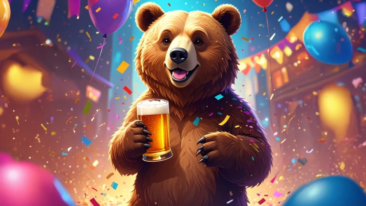 Feierbär by verträumt & verrückt. Official lyric video. @verträumt_verrückt 