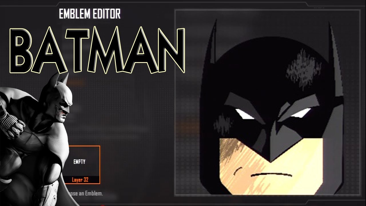 Black Ops 2 - Batman Emblem Tutorial