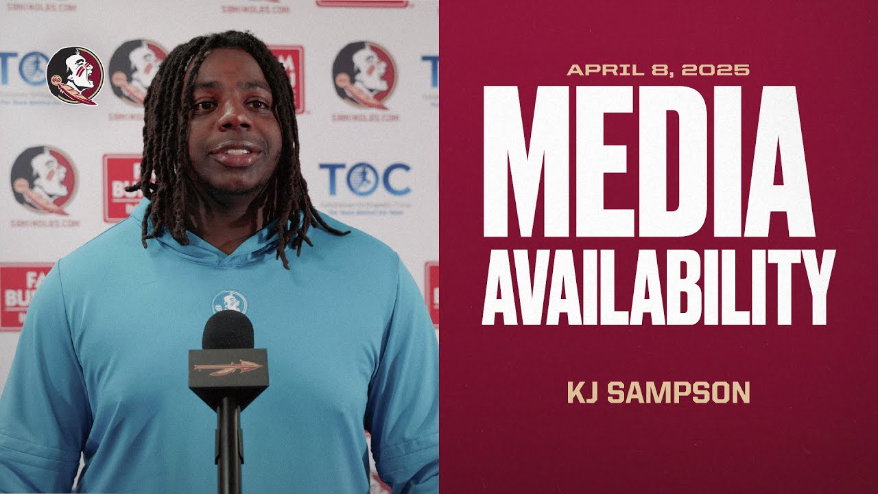 FSU Football | DL KJ Sampson Post-Practice Media Availability