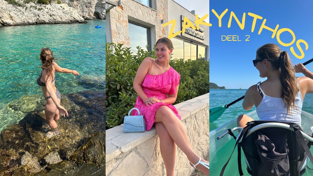 ZAKYNTHOS Deel 2 ☀️ ~ Mooiste strandjes 🏝️ Kanoën 🛶 De laatste dagen ✈️