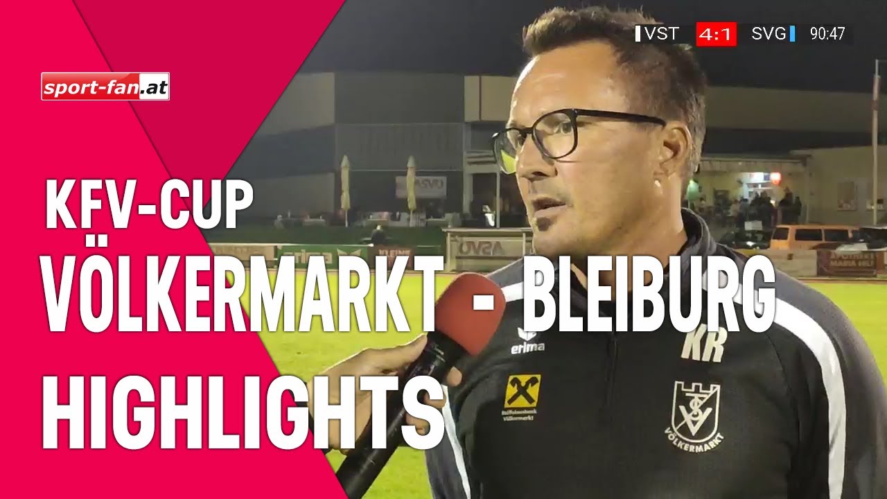 Hightlight KFV-Cup VST Völkermarkt gegen SVG Bleiburg 4:1