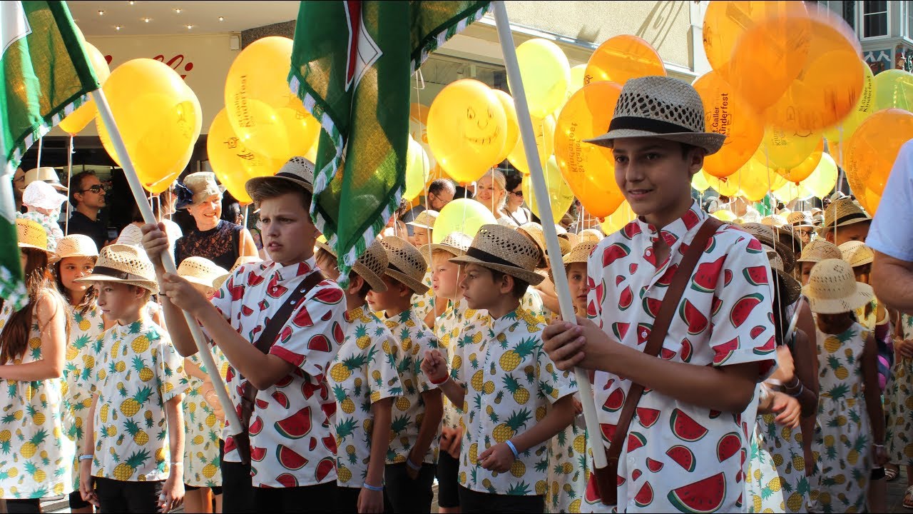 Buntes und farbenfrohes St.Galler Kinderfest 2018