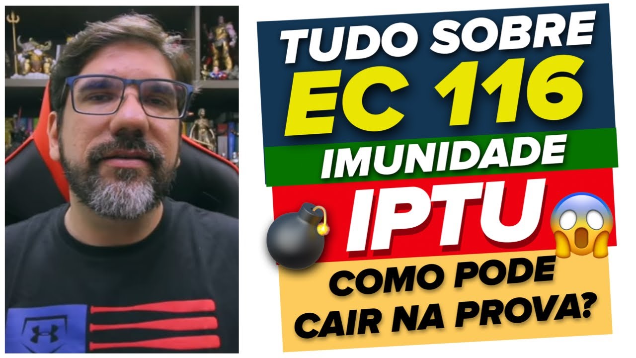 🔴😱 TUDO SOBRE A NOVA EMENDA CONSTITUCIONAL 116 - IMUNIDADE - IPTU - IGREJA | PROF UBIRAJARA 🔴