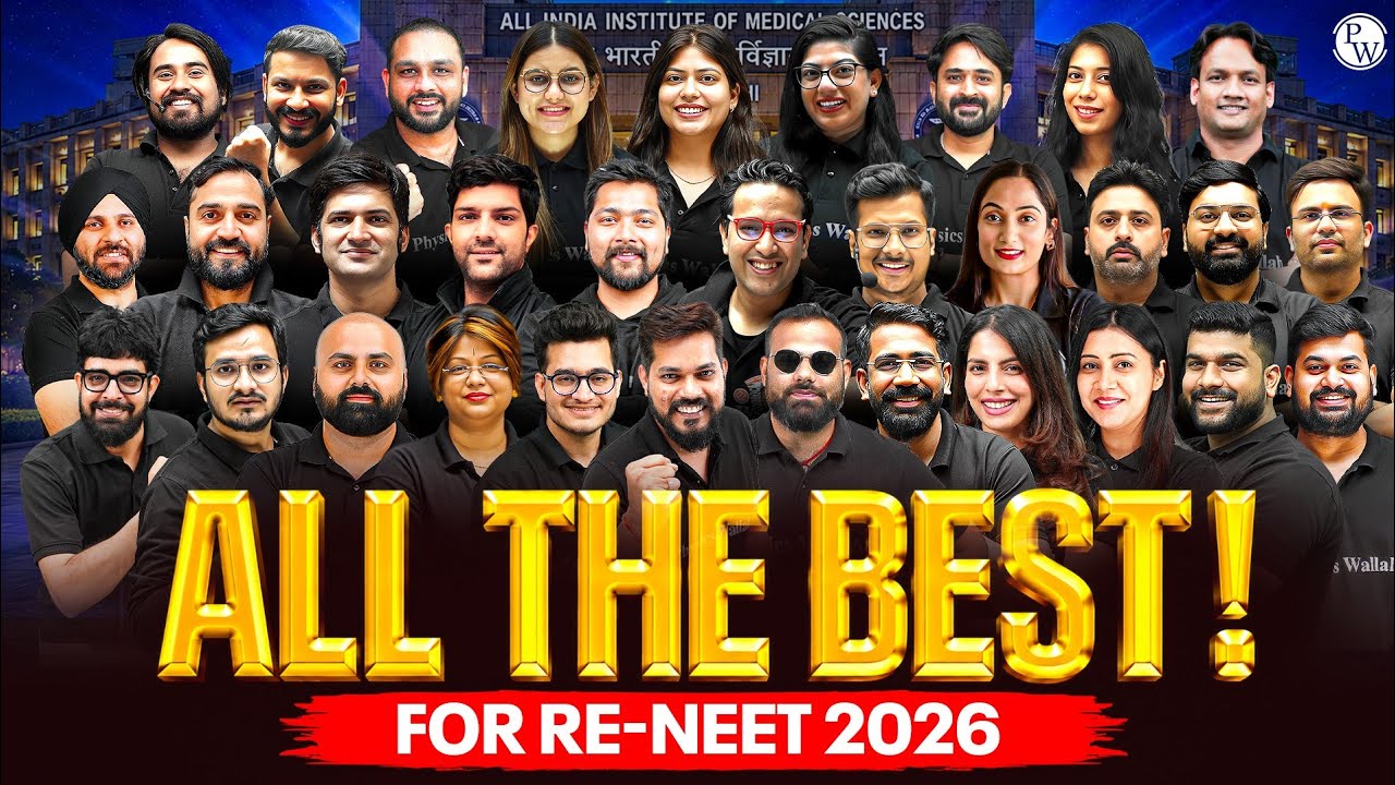 All The Best for RE-NEET 2026🔥  &ndash; Phodke Aana!!