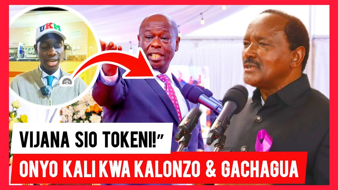 Genz President! Warning to Kalonzo na Gachagua Kuhusu Siasa za Tokeni