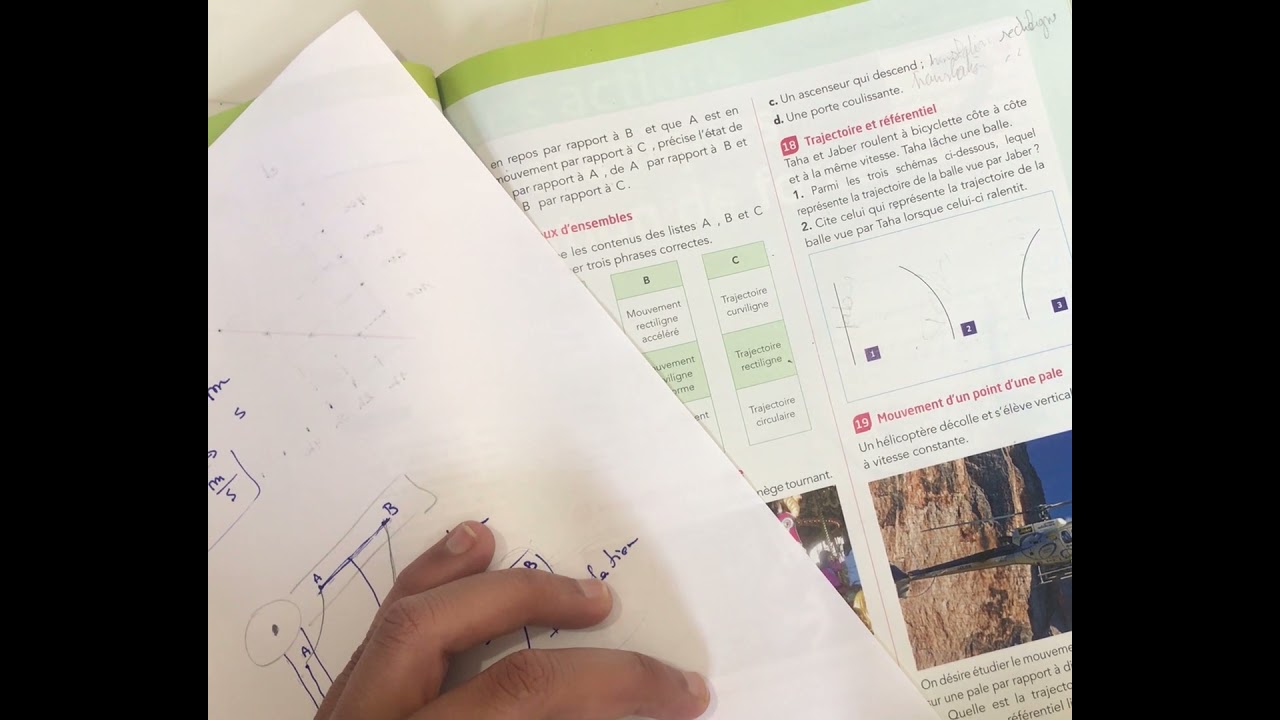 etincelle 3ac physique chimie p 88 et 89 exercice 12 et 13 et 14 et 15