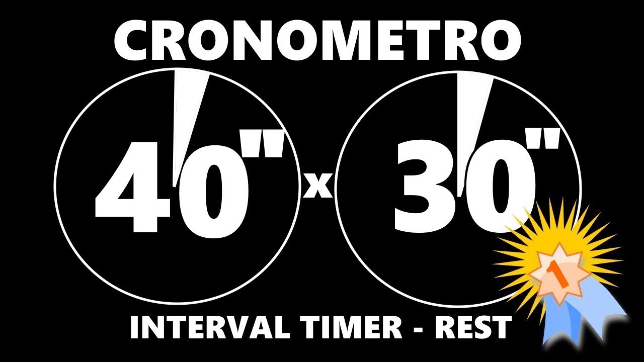 cronometro 40 segundos 30 descanso