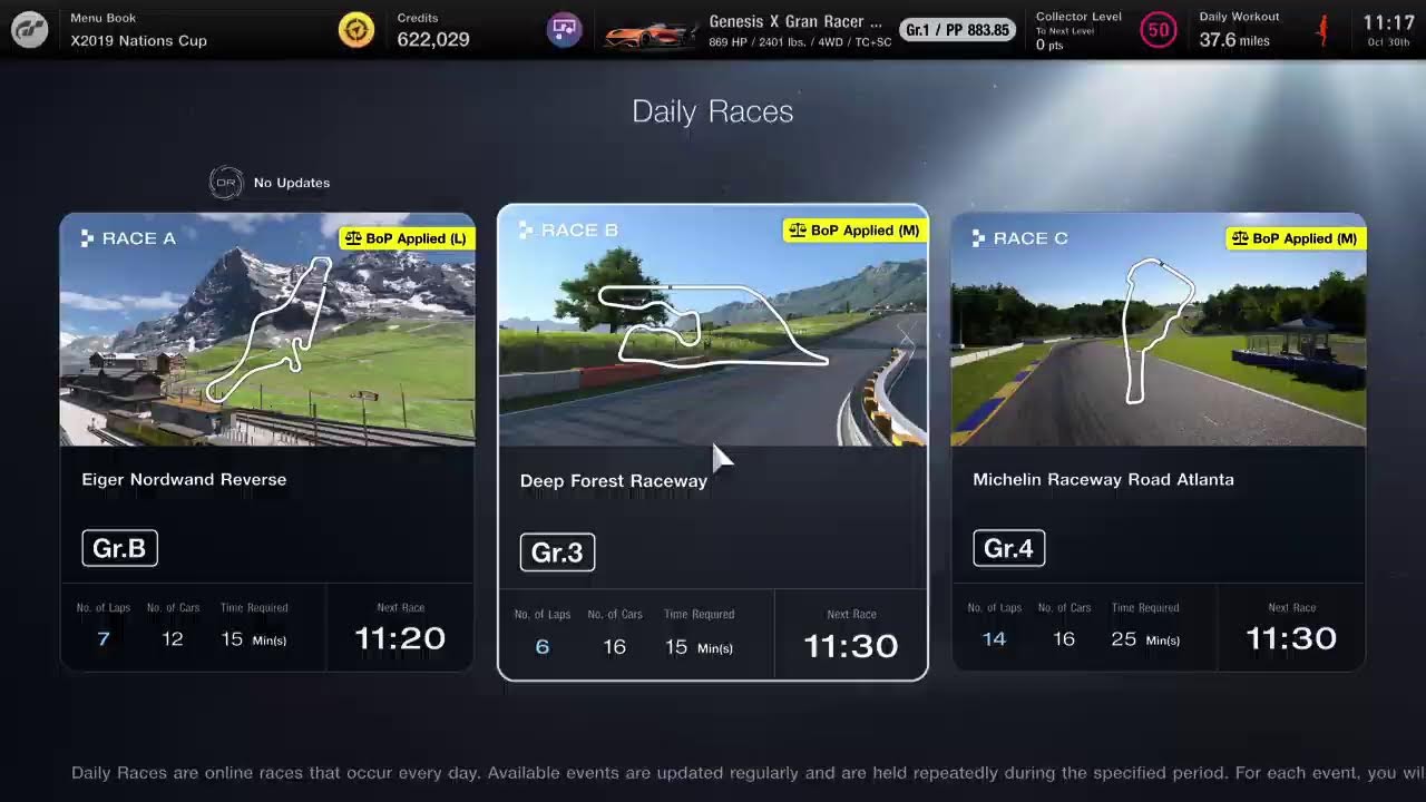 GT7: Deep Forest Raceway Time Lets race