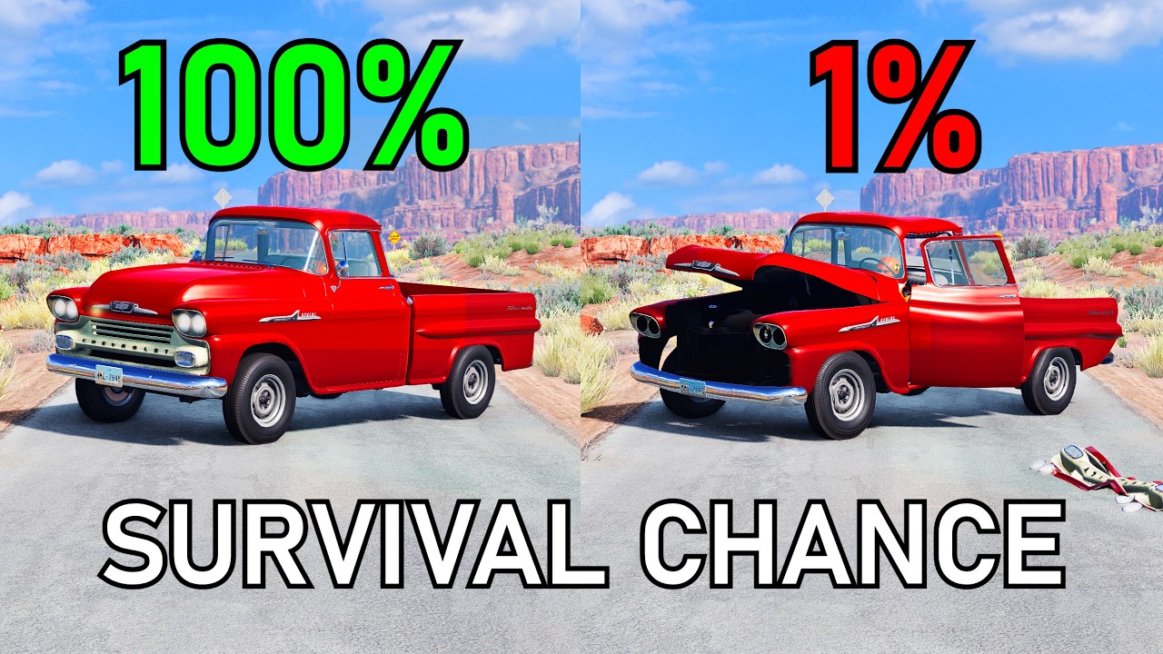 Realistic Survival Chance Crashes #83 | BeamNG.drive