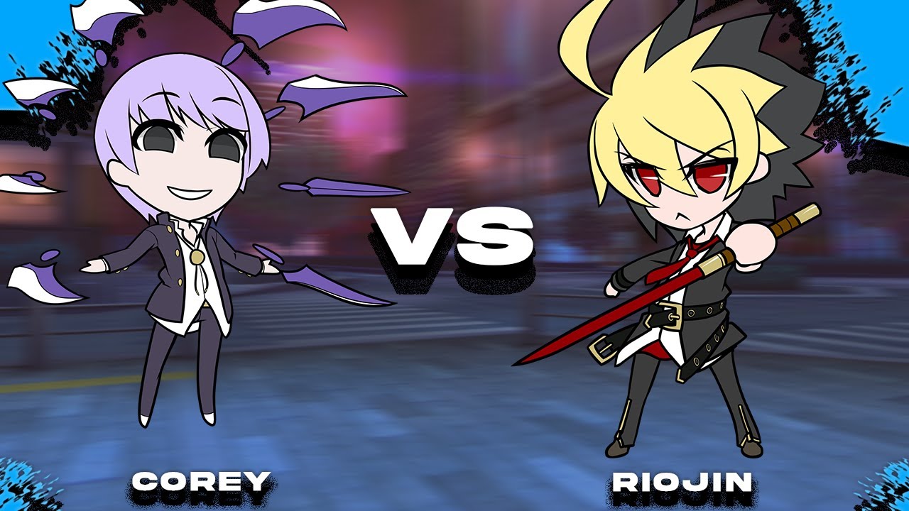 Corey vs Riojin UNI 2 REPLAY! (Byakuya vs Hyde) UNDER NIGHT IN BIRTH 2 SYS:CELES.