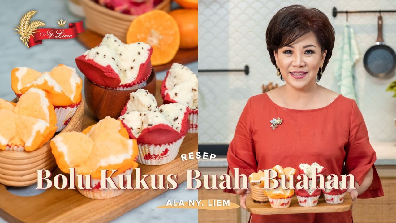 BIKIN BOLU KUKUS BENTUK BUAH-BUAHAN! Resep uni ala Chef Achen.
