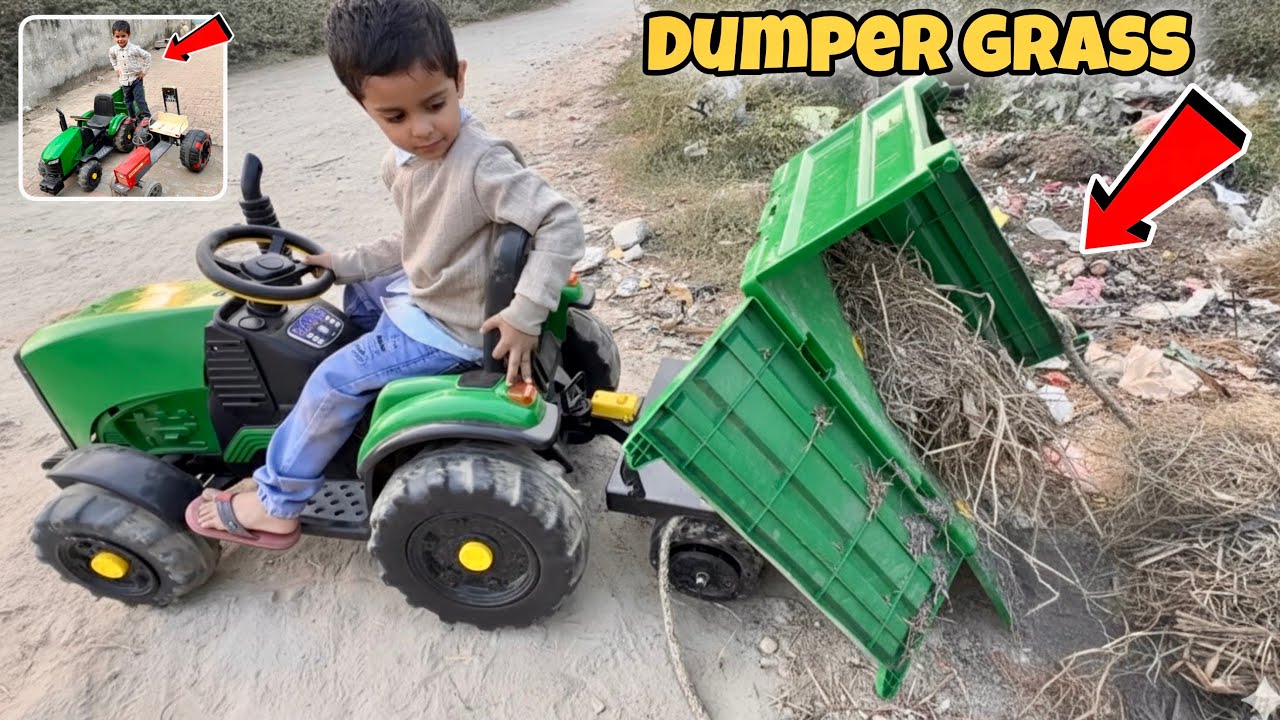 Dumper Lod Kiya Jhon Deere Je Back Me😱 Swaraj Bodi Frm Out