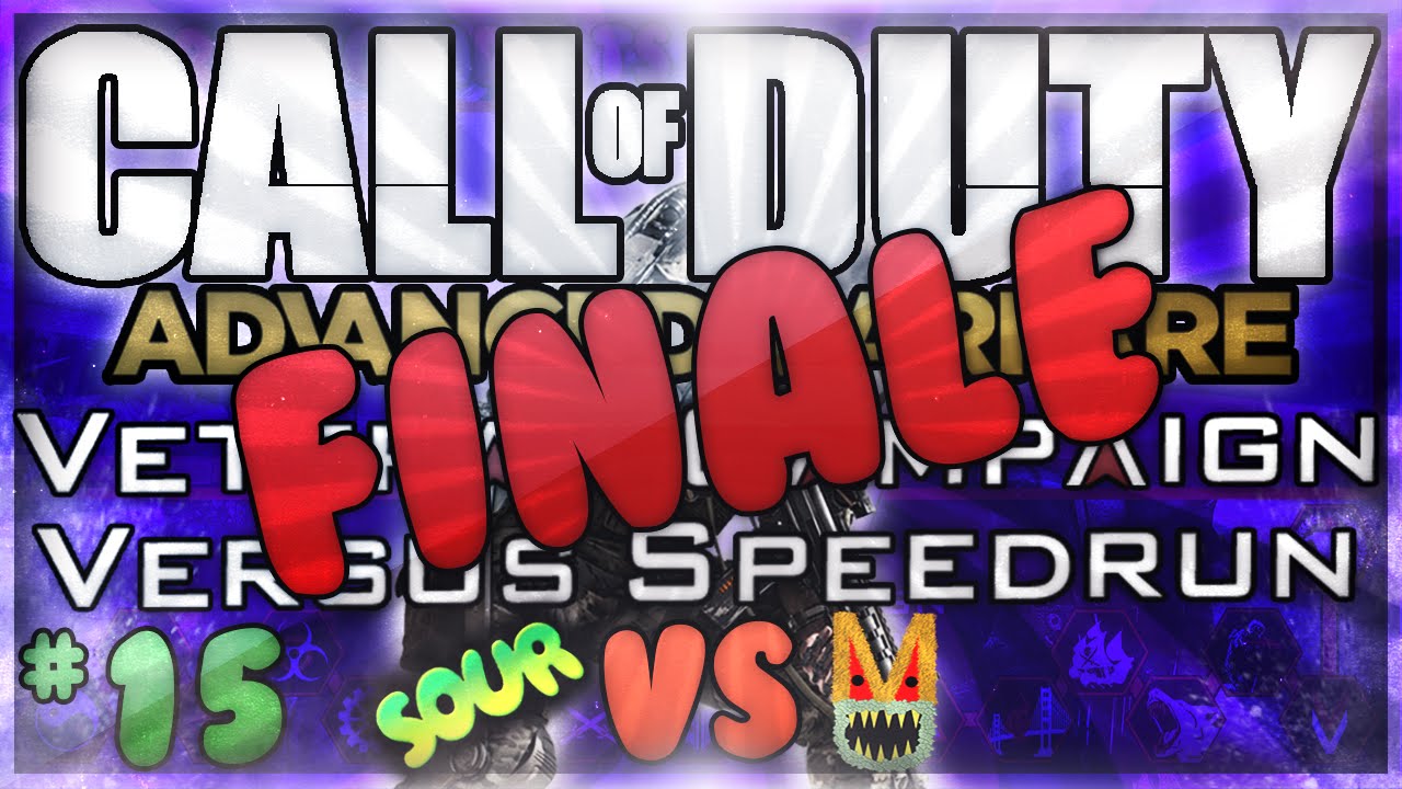 Advanced Warfare Veteran Campaign VERSUS Speedrun FINALE w/ Monkey - EP15: 