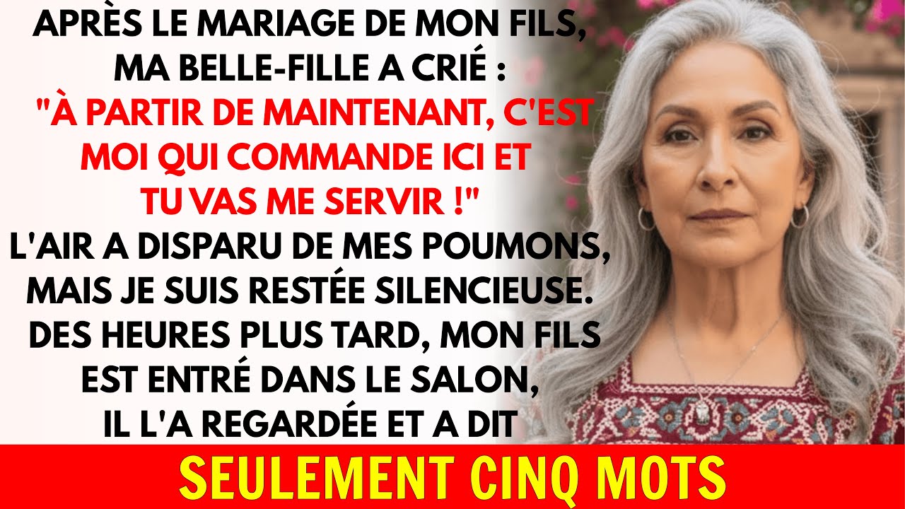 Ma Belle-Fille M'a Humiliée Dans Ma Propre Maison. Mais Mon Fils A Fait Quelque Chose Qu'elle…