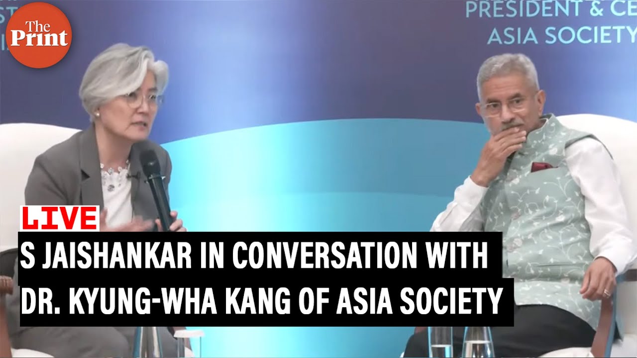 LIVE: EAM S Jaishankar in conversation with Dr. Kyung-wha Kang of Asia Society