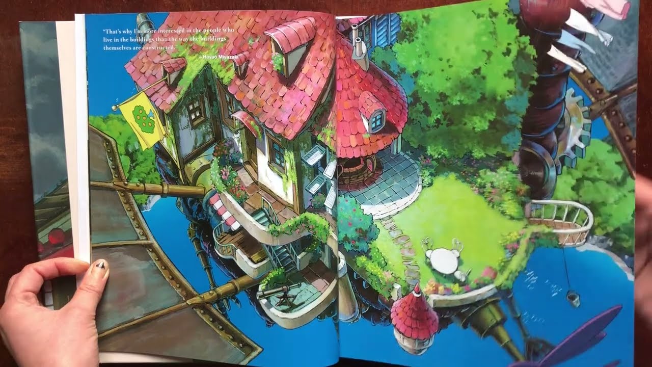 Studio Ghibli: Architecture in Animation (Complete Book Flip Through)