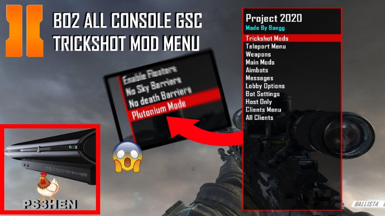 [BO2/GSC]-Updated-Plutonium FFA By Bangg(Plutonium,Low Barriers,,Slides Bounces)[HEN/CFW]