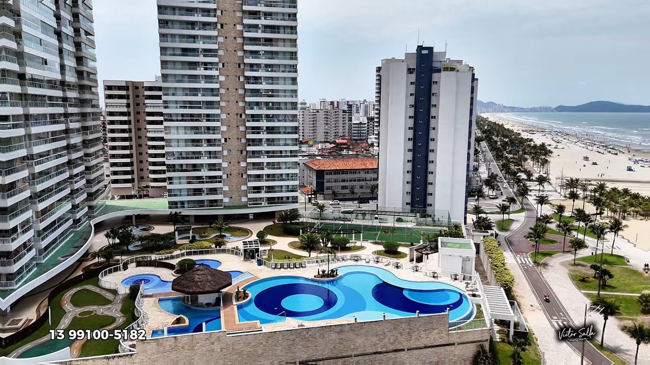  PÉ NA AREIA - Oportunidade Incrível no Residencial Costa do Sol Apto 3 Dormitórios 1 Suíte 2 vagas
