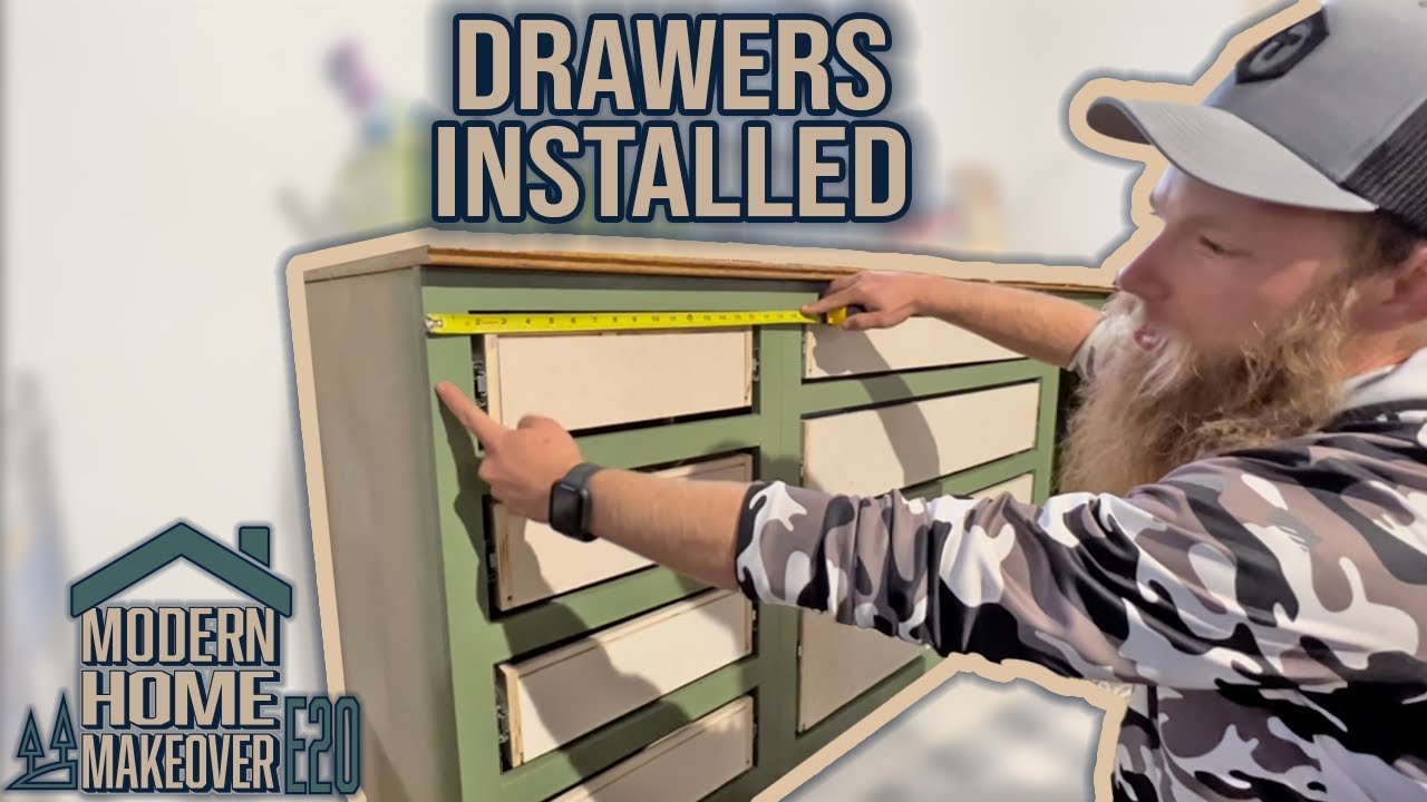 The Modern Home Makeover// Drawers Installed - Episode 20