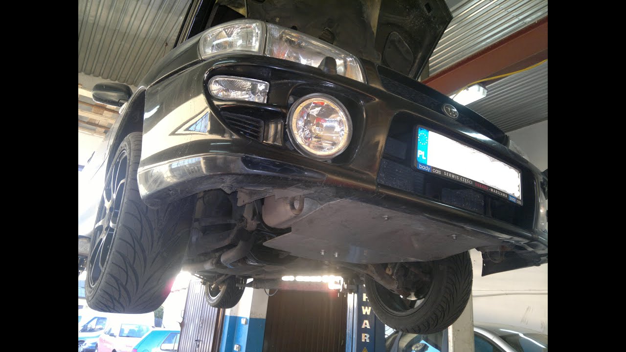 SUBARU IMPREZA GT 2.0 TURBO MY 99 PODWOZIE ZAWIESZENIE JAK JEST ZBUDOWANE OD SPODU #3