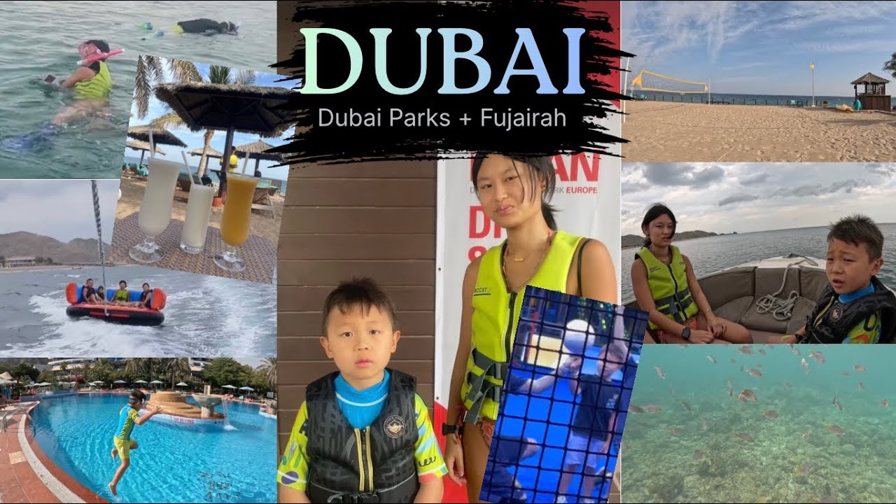 DUBAI PARKS AND RESORTS & FUJAIRAH || Le Meridian Fujairah, snorkeling
