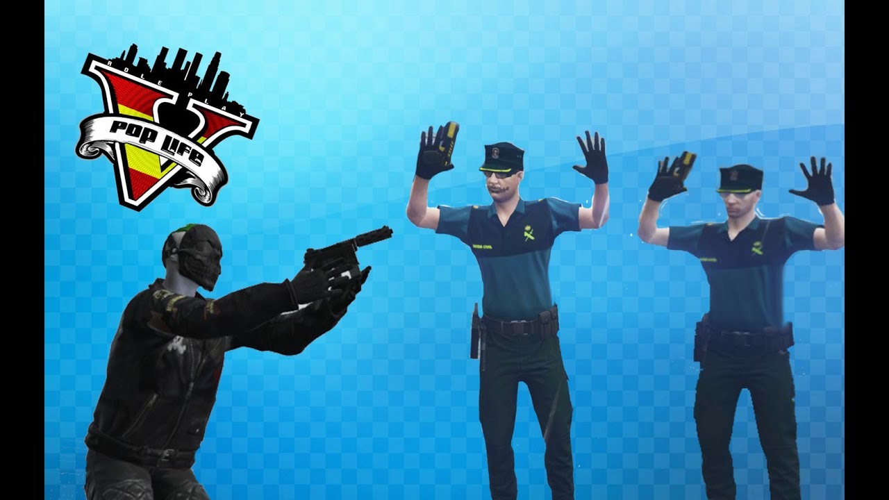 SECUESTRAMOS A 2 POLICIAS PARA UN INTERCAMBIO !!! GTA POPLIFE