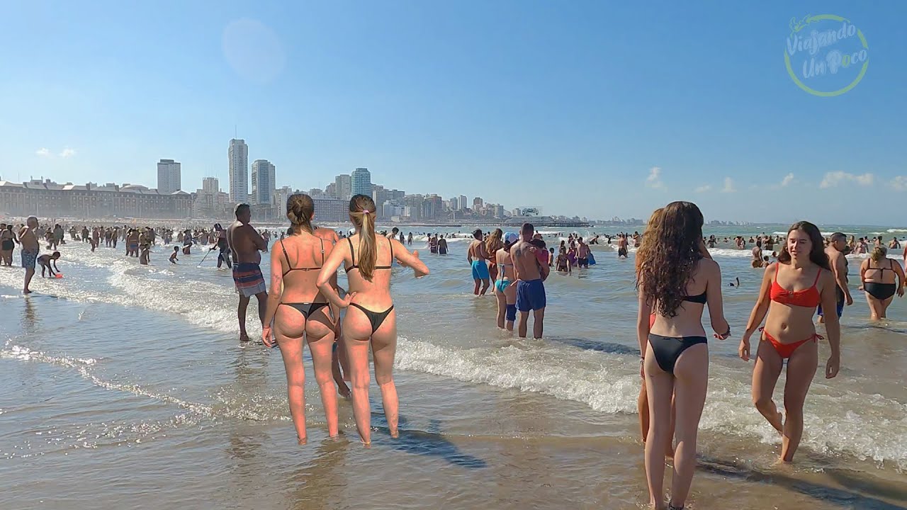 4K BEACH WALK TOSCAS BEACH in ARGENTINA BEACH🏖️