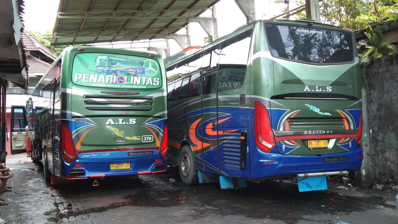Cerita pengalaman naik bus umum AKAP ,sambil mrapat pool ALS Jogja