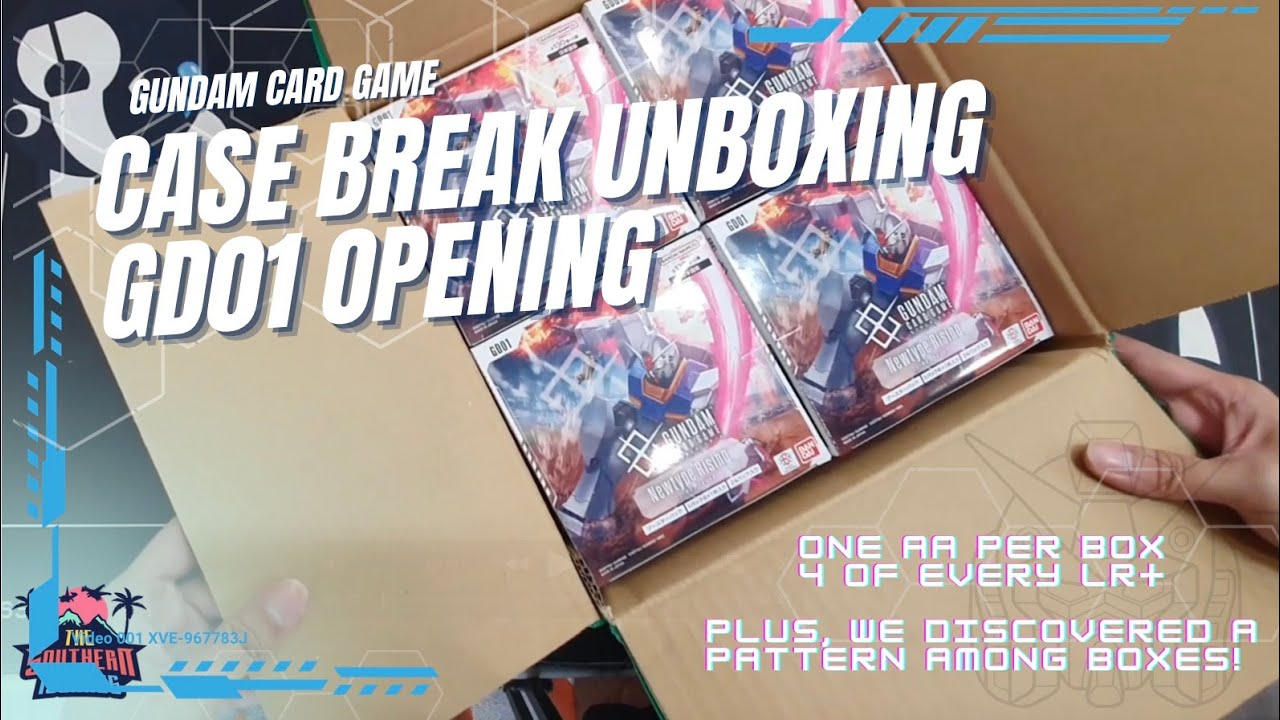 We Opened a Full Case of GD01 Gundam Card Game | We Discovered A 