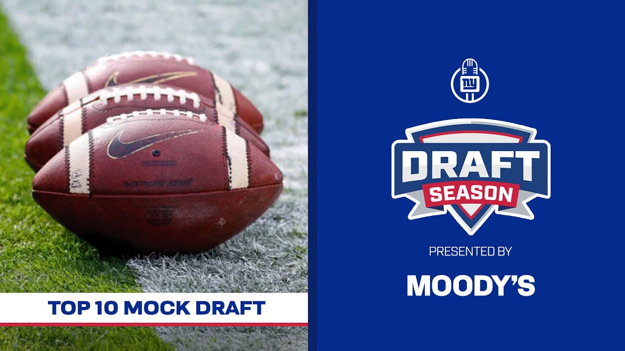 Top 10 2026 NFL Mock Draft | Draft Season | New York Giants