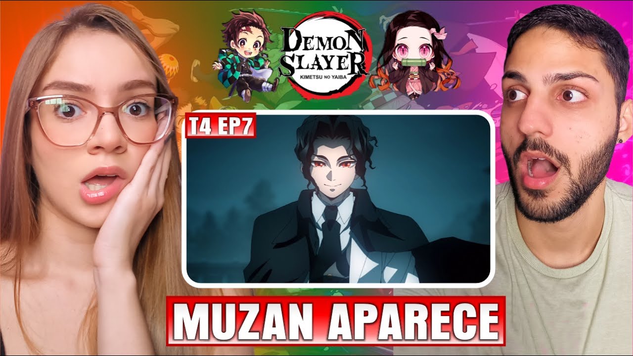 (VAI MАTАR TODOS? 😨) Professora de Geografia ASSISTE DEMON SLAYER｜EP 7 DA 4° TEMP｜REACT