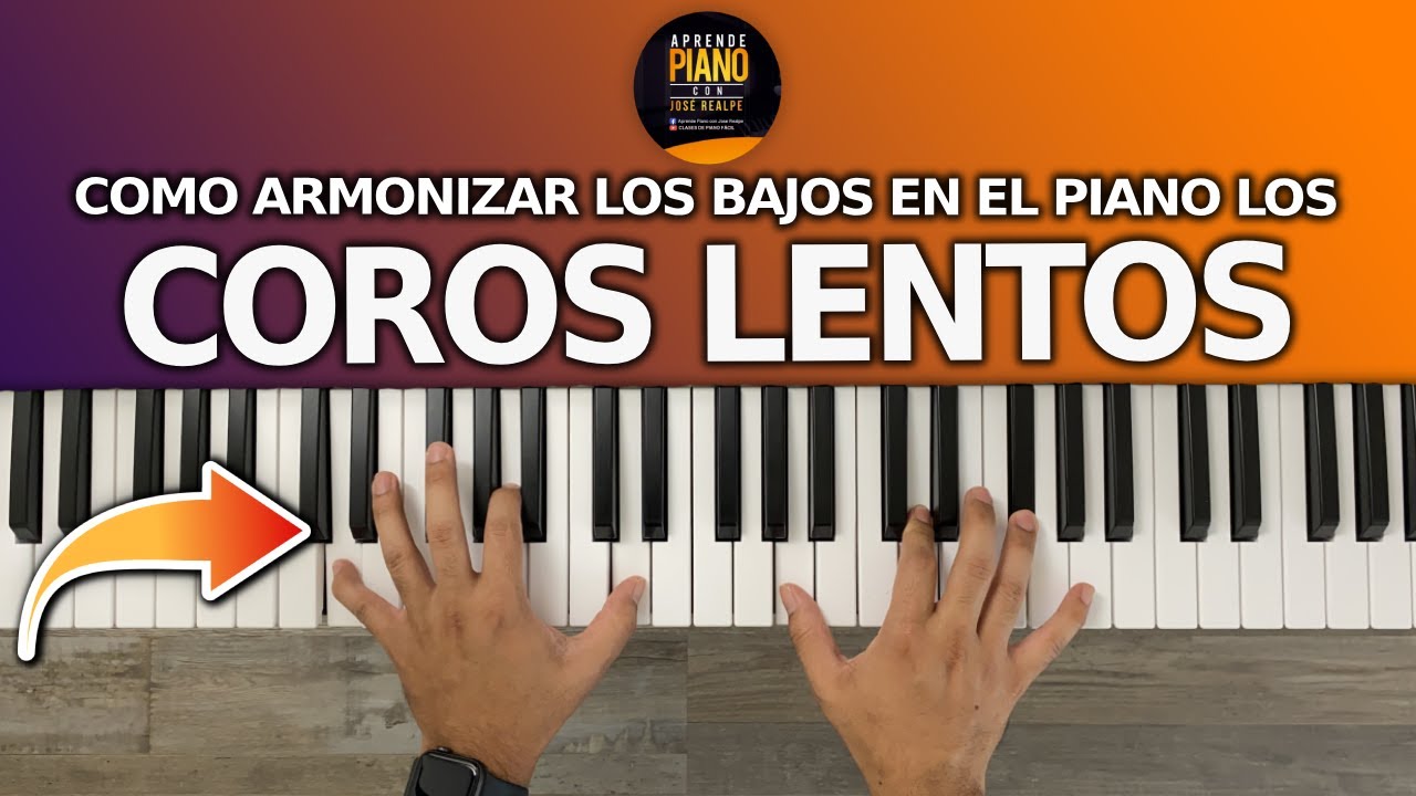 Como armonizar los bajos en el piano para coros de adoración