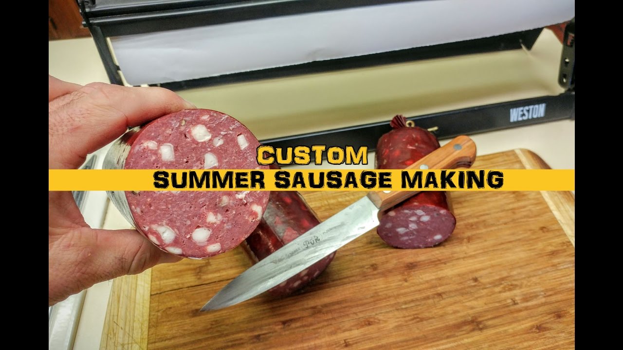 Elk Cracked Pepper N' Garlic Summer Sausage w/ Swiss Cheese