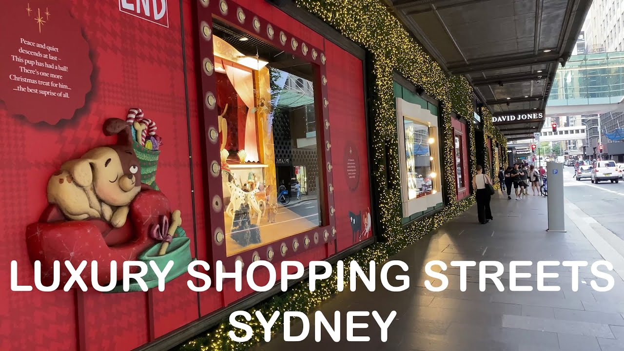 Luxury Shopping Streets, Sydney - Australia Walking Tours