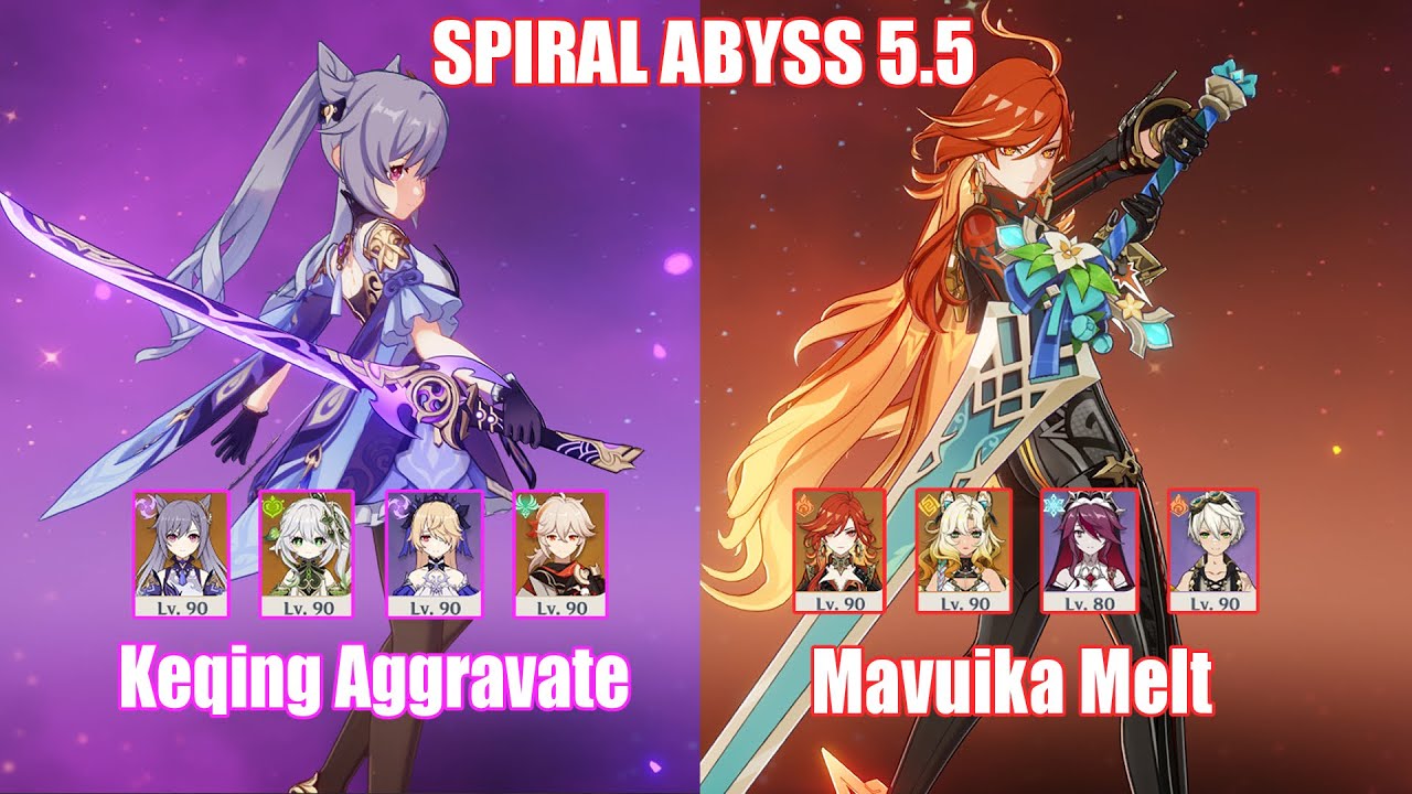 C5 Keqing Aggravate & C0 Mavuika Melt | Spiral Abyss 5.5 | Genshin Impact