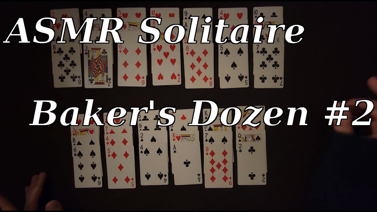 ♣️ Solitaire ASMR - Baker's Dozen #2 ♣️