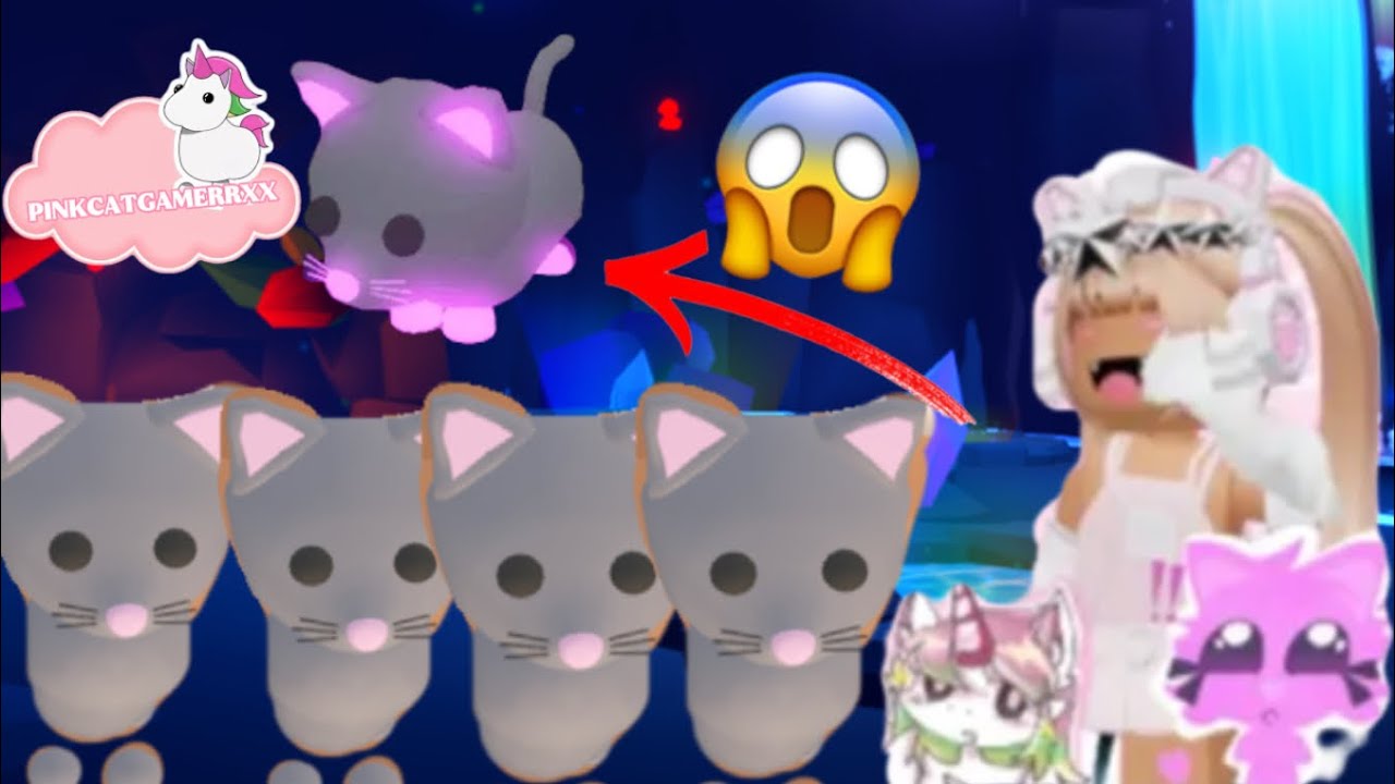 Making a BRAND NEW neon cat in adopt me!!💖🐾