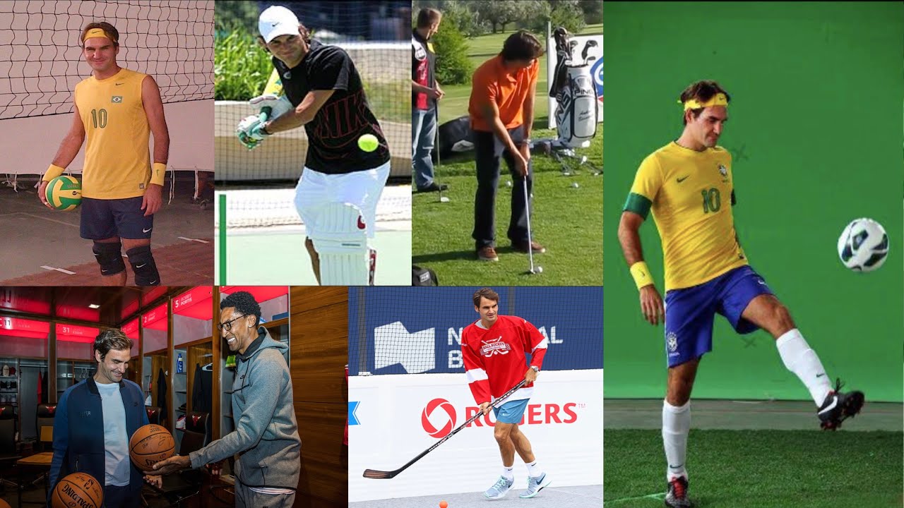 Roger Federer Playing Other Sports