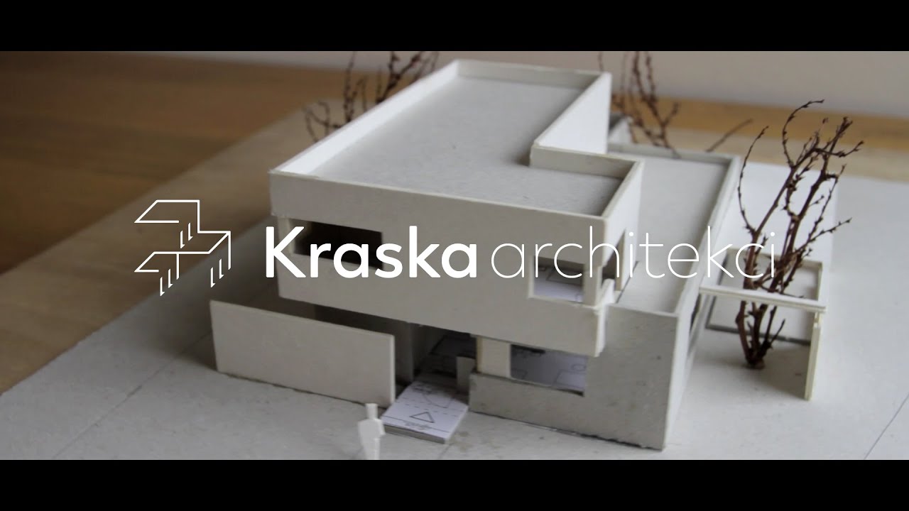 Kraska architekci I Model kartonowy domu jednorodzinnego I Time Lapse