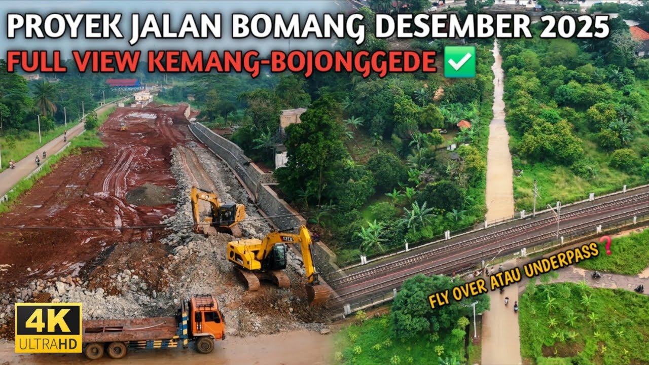 See the Latest BOMANG Road Project, December 2025 | Full View of Kemang-Bojonggede