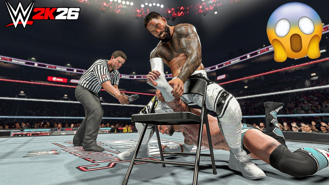 Джей Усо против Си Эм Панка за титул чемпиона мира в тяжелом весе - WWE 2K26 Три этапа ада | Гейм...